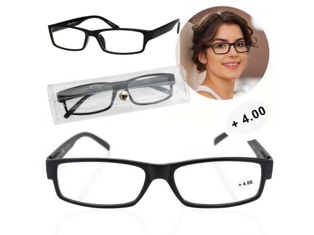 Okulary korekcyjne do czytania +4.00 VERGIONIC