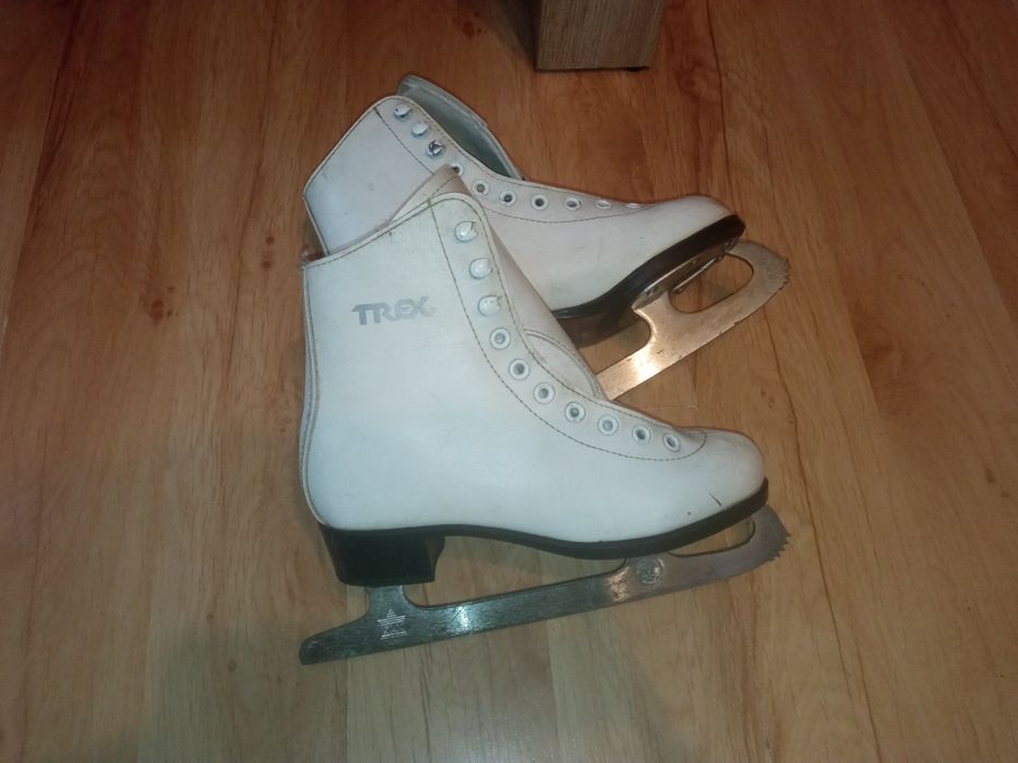 Łyżwy białe rozmiar 30