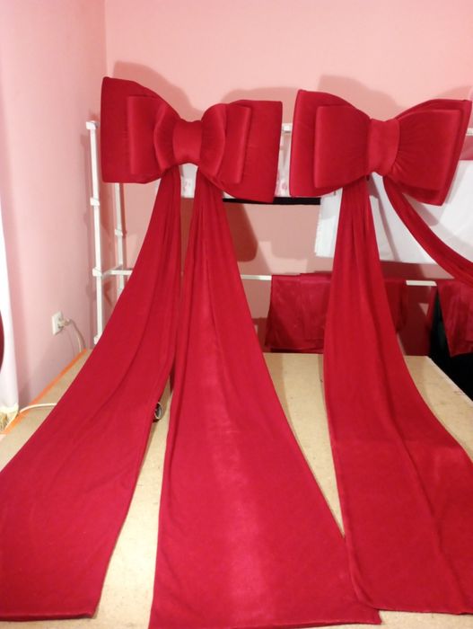 Великий велюровий бант для будь якого свята