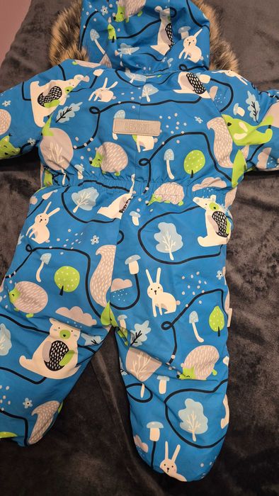 Зимовий комбінезон на хлопчика р.74