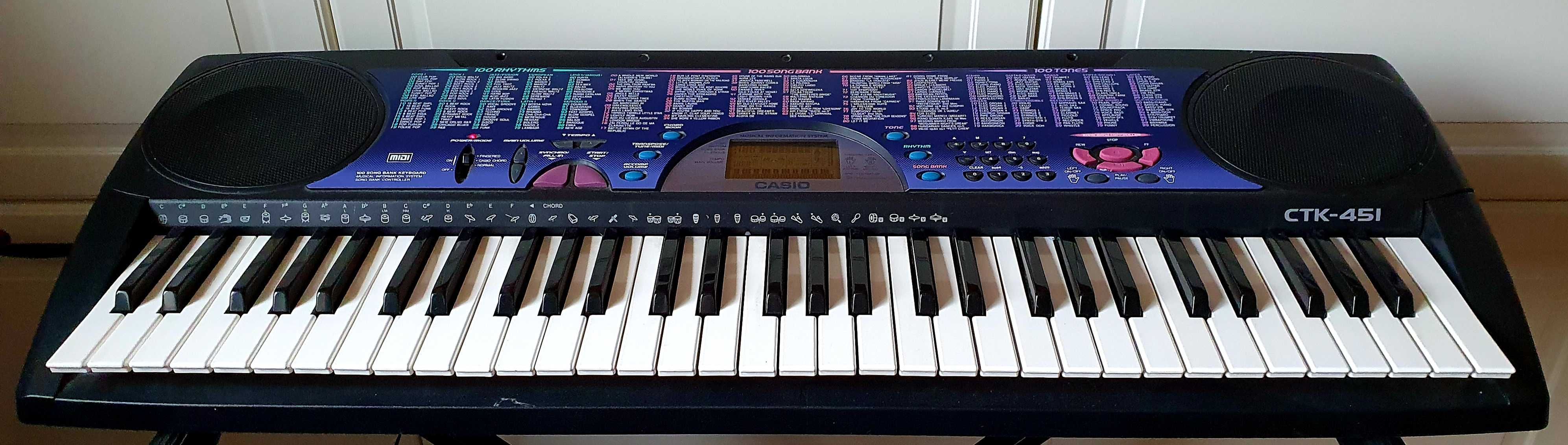 Keyboard Casio, Ekran, MIDI, stan bardzo dobry