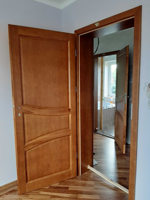 Drzwi dębowe jesionowe