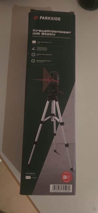 Laser krzyzowy  parkside nowy