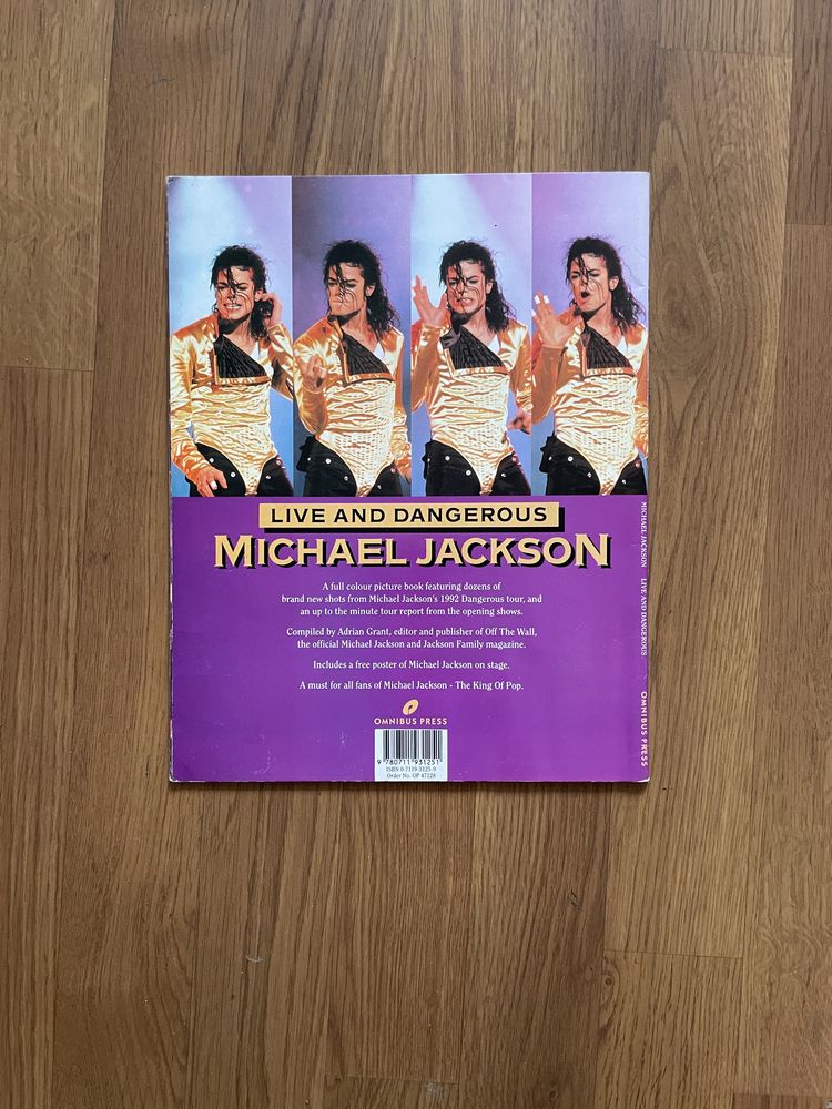 Michael Jackson oficjalny program z trasy Dangerous