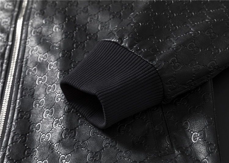 Мужская куртка кожанка брендовая Louis Vuitton