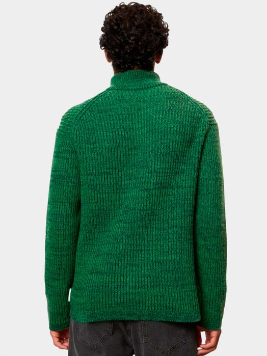 Sweter zielony z dodatkiem wełny Marc O'Polo Denim M