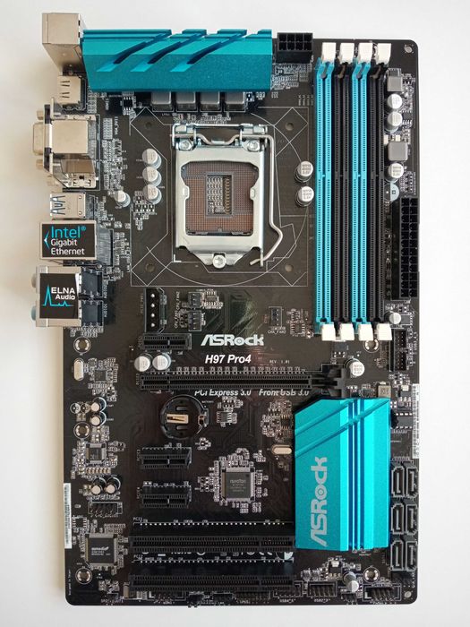 Płyta główna ASRock H97 Pro4, DDR 3, PCIe 3.0, USB 3.1, SATA III