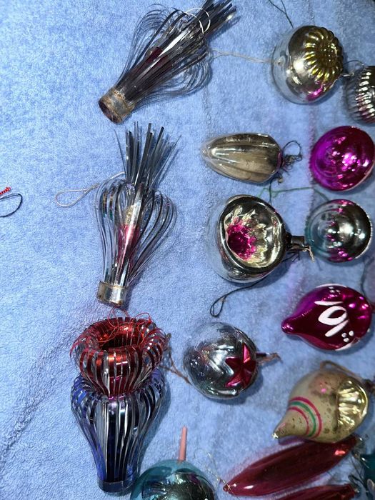 Елочные игрушки времён СССР