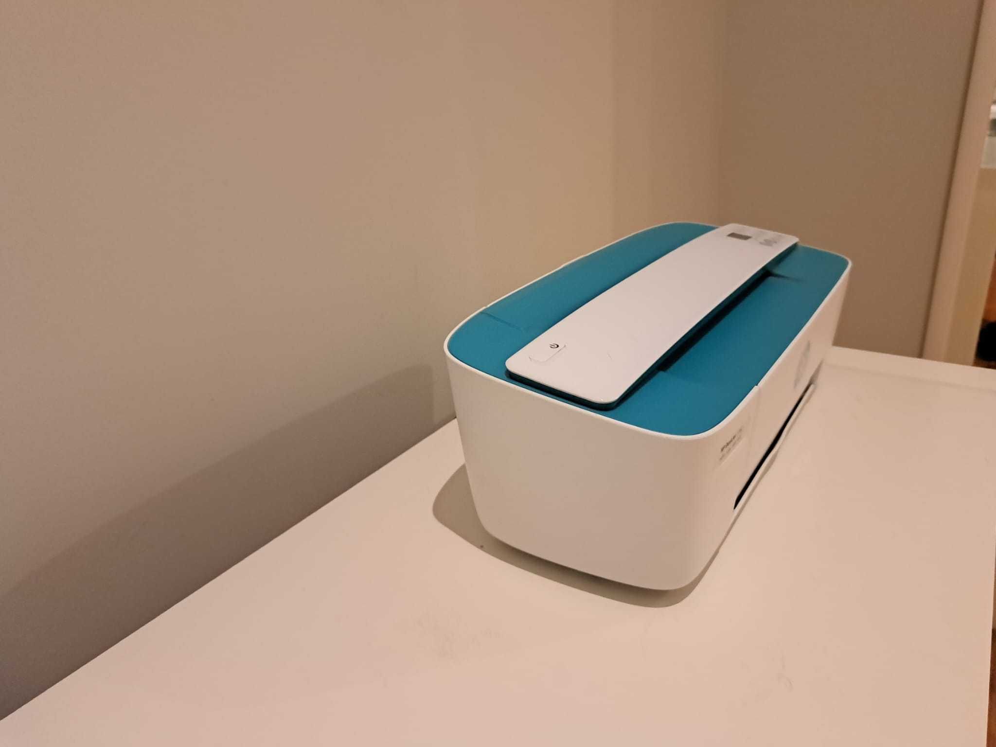 Impressora HP Deskjet 3762 Azul/Branco