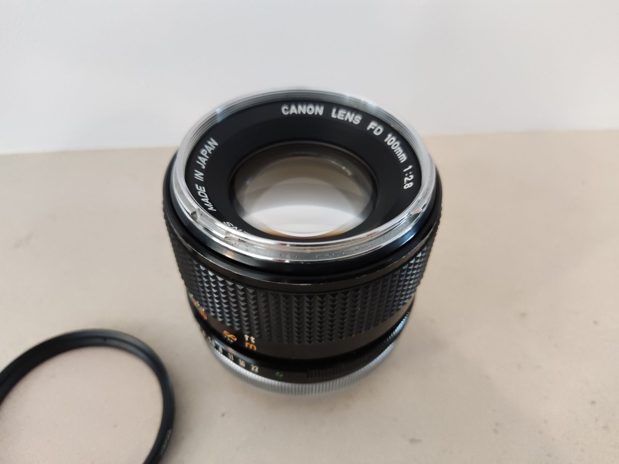 Lente Canon FD 100mm 1:2.8 Ø 55 mm (FD mount)