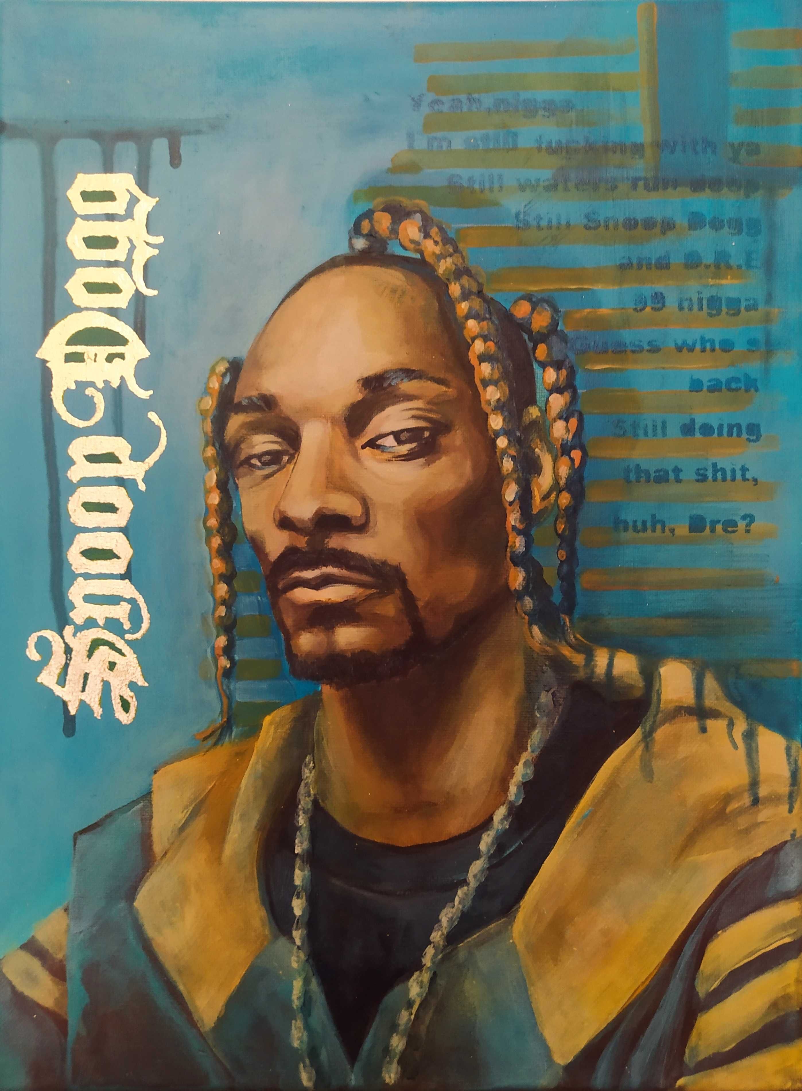 Obraz ręcznie malowany Snoop