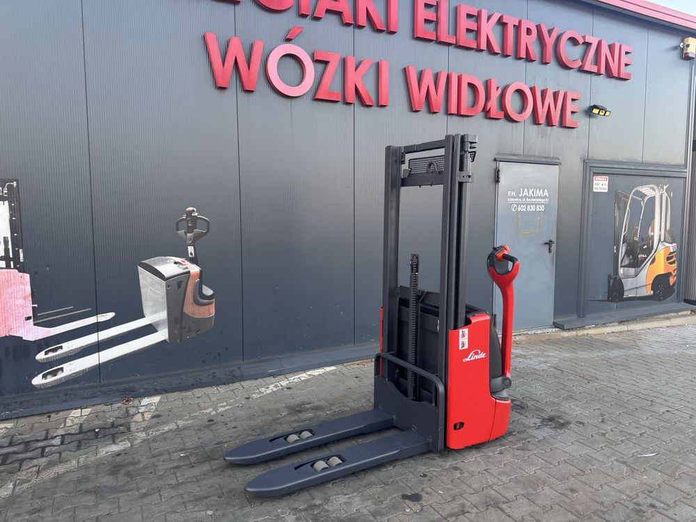 Paleciak elektryczny Linde 2019 r 1200 kg 290 cm wózek jak Nowy L 12
