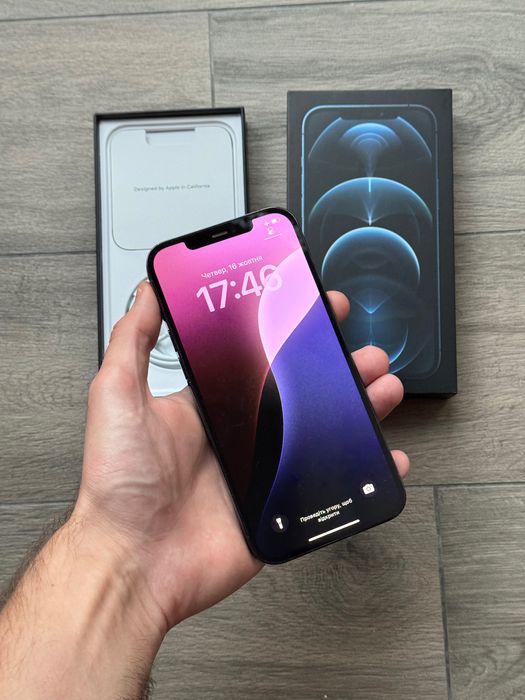 Продам iPhone 12 Pro Max 256GB Pacific Blue Neverlock