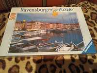 Puzzle Ravensburger 500 miasto  port