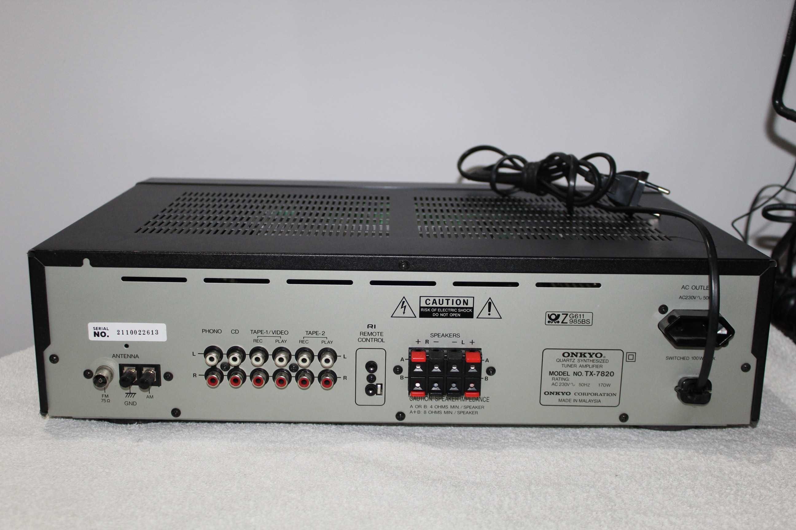 ONKYO TX-7820 Amplituner wzmacniacz stereo hi-fi Wysyłka