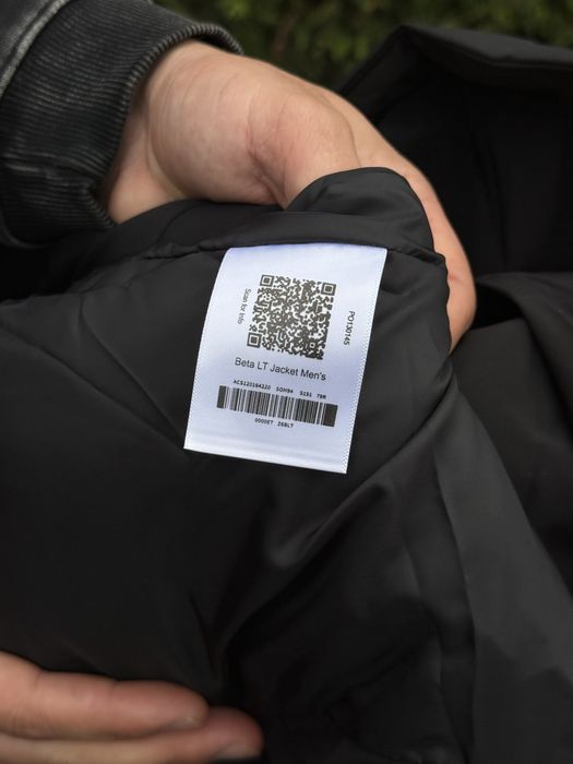 Зимовий чоловічий пуховик куртка Arcteryx Thorium SV Gore Tex