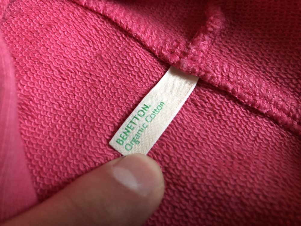 Крутая женская кофта с капюшоном, худи, кенгурушка Benetton оригинал