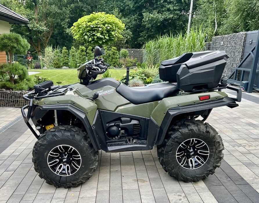 Suzuki KingQuad 750 AXi Stan idealny, 1 wł., 800km, dodatki 15tys.