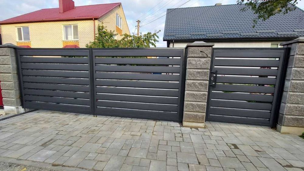 Забор Ранчо Металевий Паркан Жалюзі