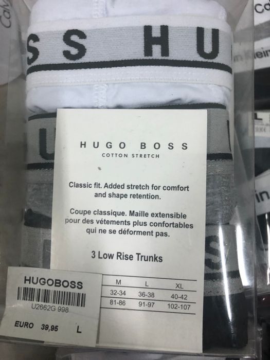 HUGO BOSS 3Pac męski bokserki rozmiary M,L,XL,XXL