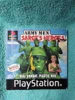 Ps1 Army Men Sarge's Heroes psx psone Książeczka Manual Angielska
