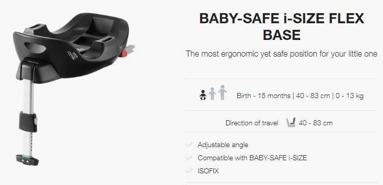 Bundle Britax Römer Ovo Baby-Safe i-Size + base + Carrinho B-Motion4