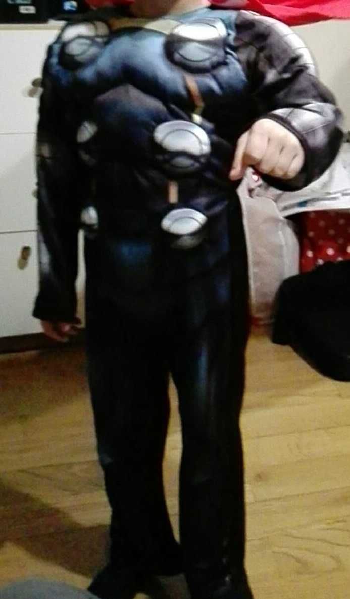 Strój Przebranie Thor Avengers Kostium dla chłopca rozm. 104 4-5 lat