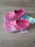 Nowe klapki ogrodowe crocsy Świnka Peppa Lidl r.24/25 wkł.17cm