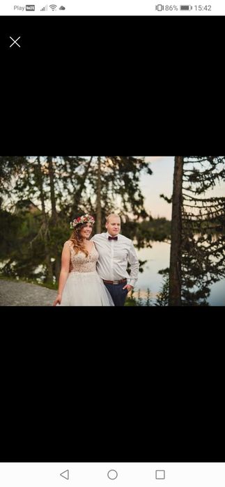 Przepiękna suknia ślubna projektu Catariny Kordas