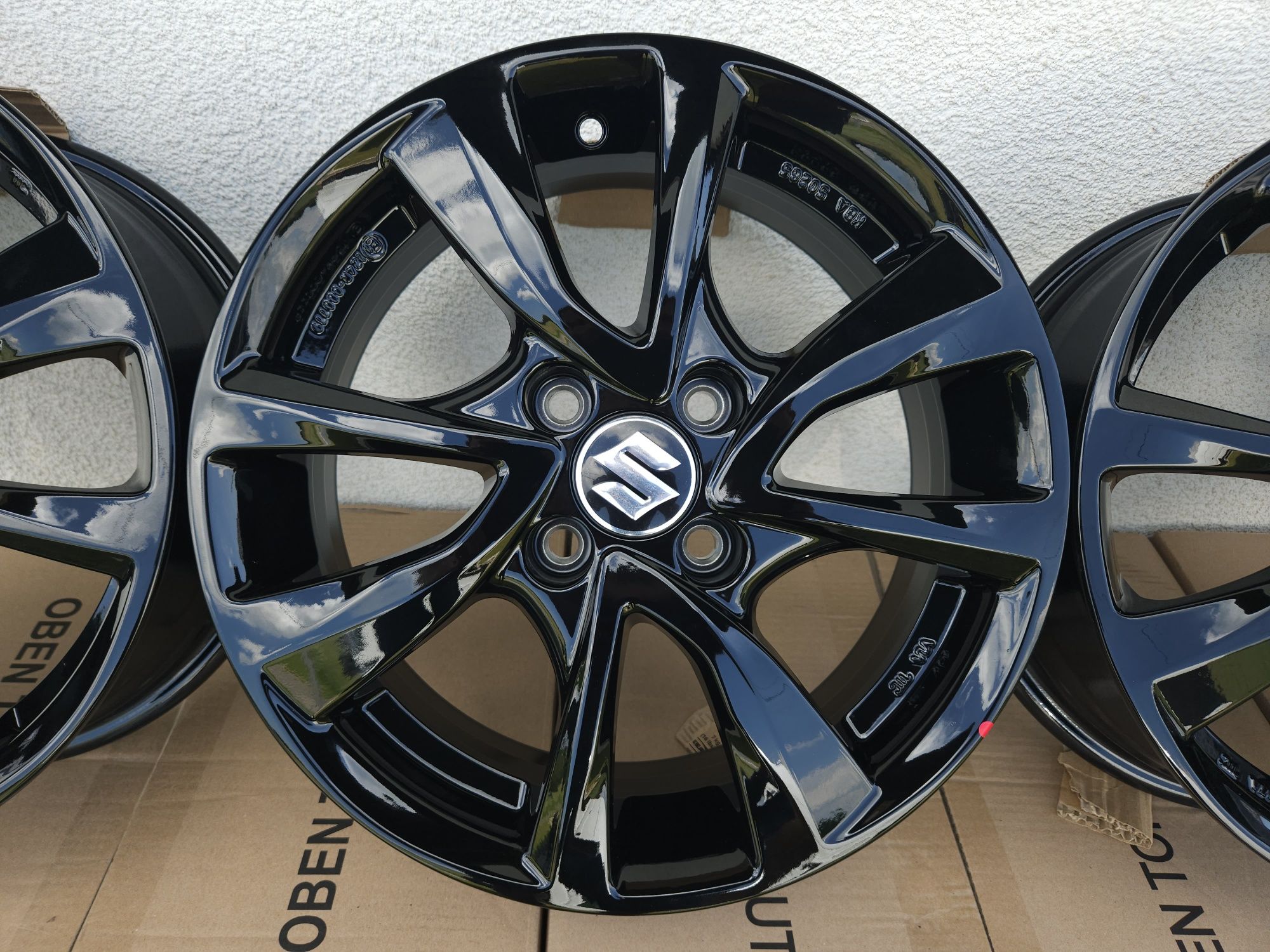 Suzuki Swift 15 " Nowe Felgi 4x100 Baleno Ignis Czarne Alufelgi