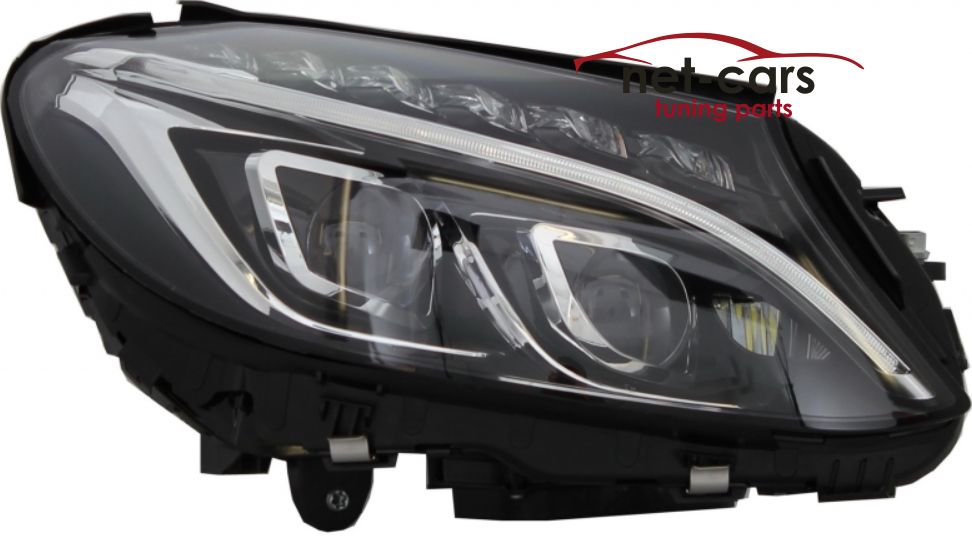Reflektory lampy przód MERCEDES C W205 -18 FULL LED XENON