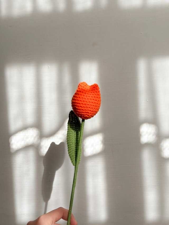 Tulipa em Crochet várias cores