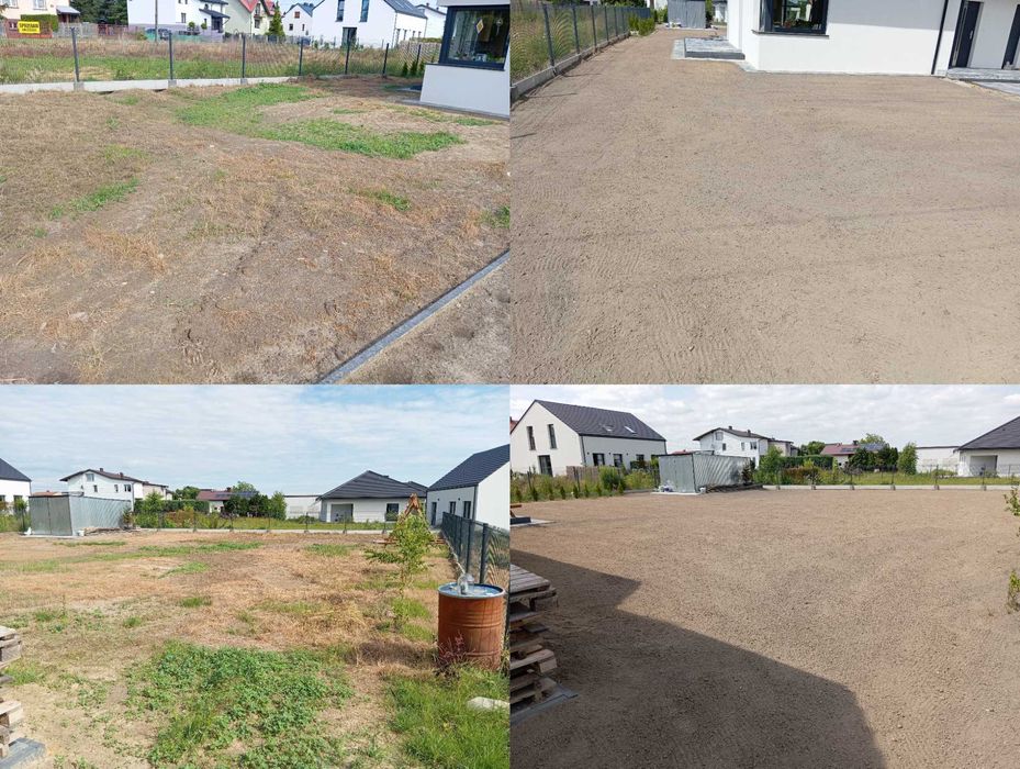 Zakładanie trawnika równanie terenu glebogryzarka kosiarka avant iseki