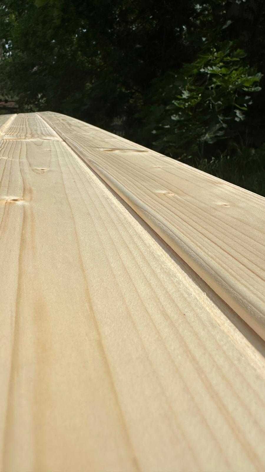 Deska elewacyjna świerk skandynawski softline – 19x121mm -Skład Drewna
