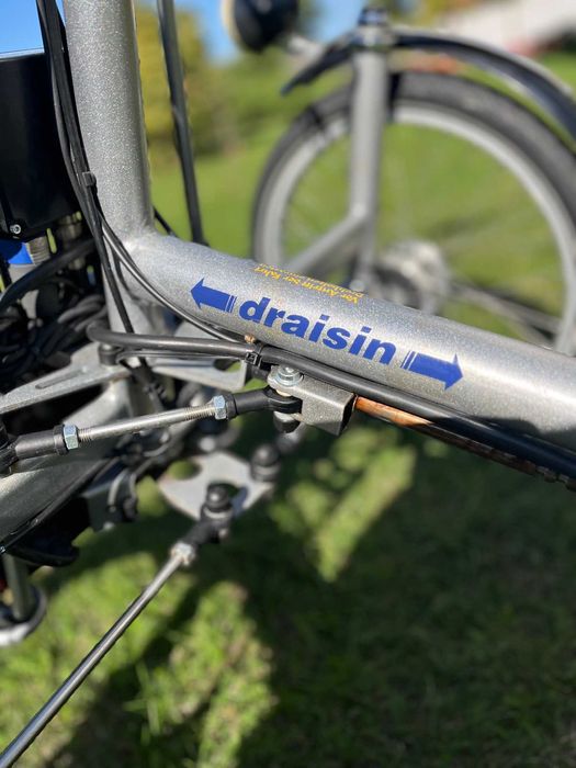 Rower elektryczny trzykołowy Draisin dla Seniora Inwalidzki Trójkołowy