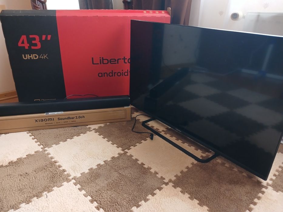 Телевізор Liberton 43" 4k, як новий
