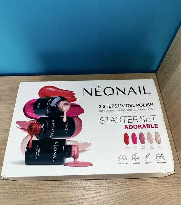 Zestaw do paznokci hybrydowych NÉONAIL starter set adorable + gratisy