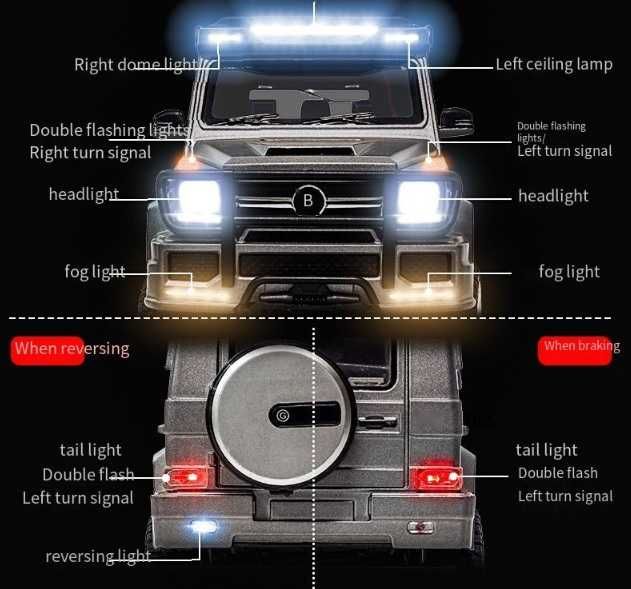 Mercedes Brabus G RC 4x4 | 1:24 RTR metal