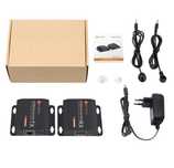 Repetidor de sinal HDMI RJ45 tx e rx