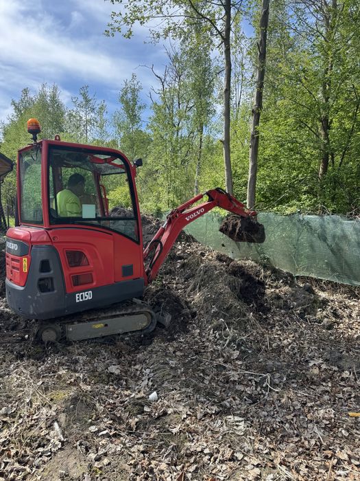 Minikoparka volvo EC15D cesja leasingu