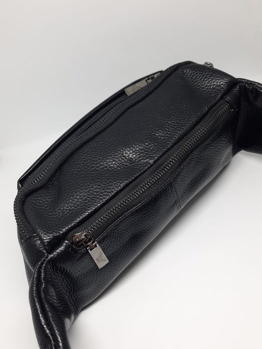 Чоловіча шкіряна бананка поясна сумка | Мужская кожаная бананка