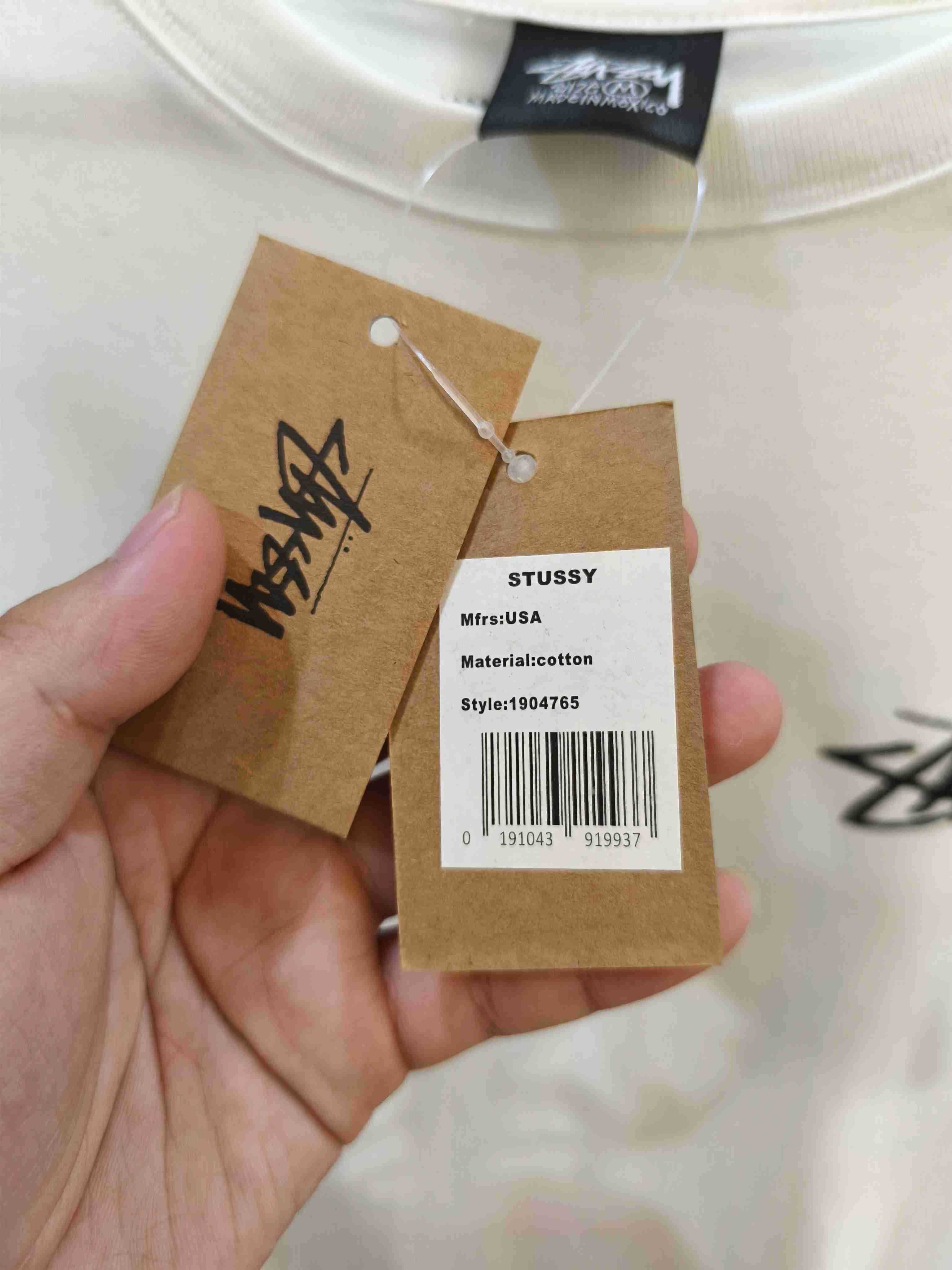 Męska biała koszulka Stussy Summer Casual, rozmiar M