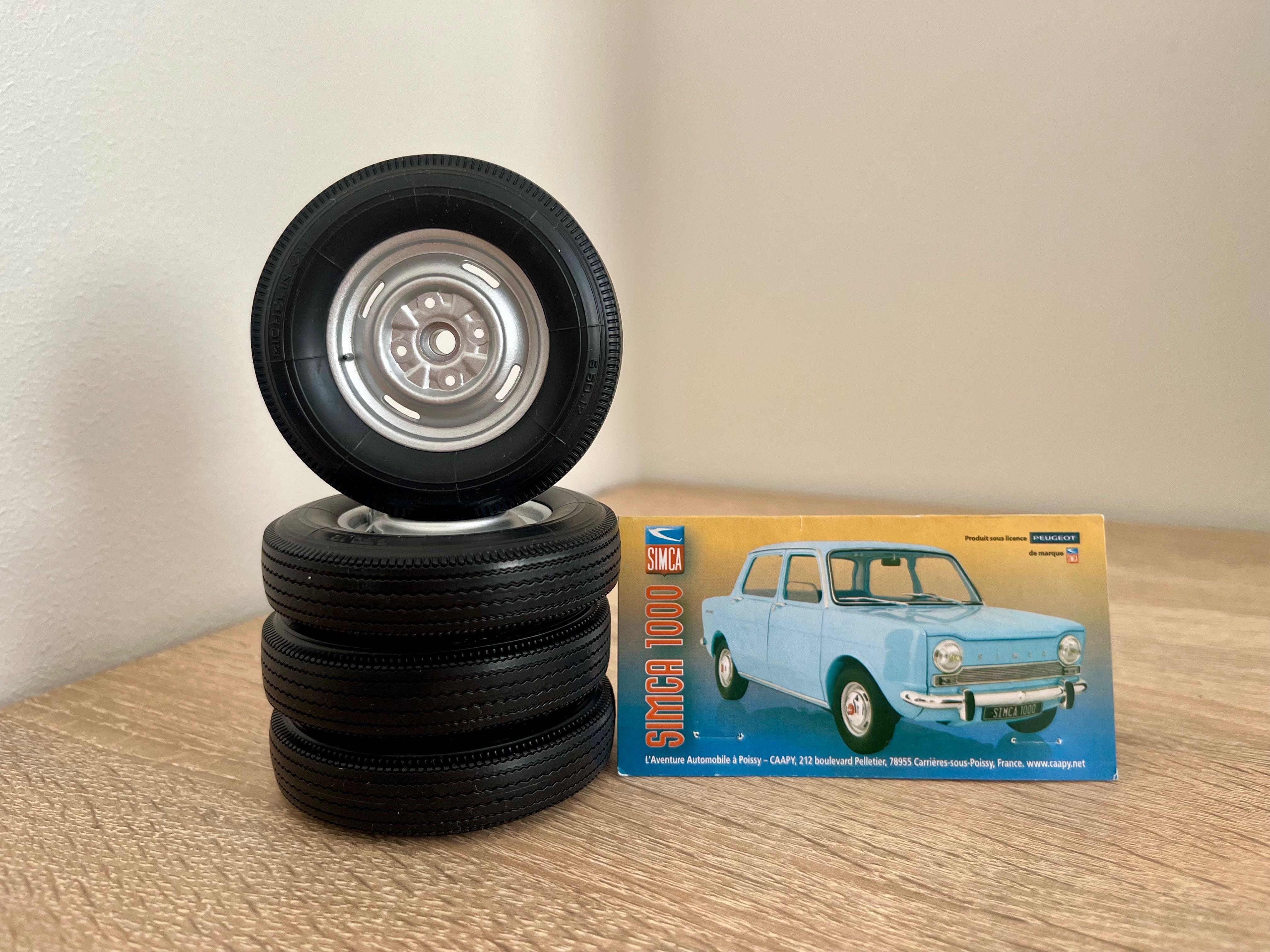 Koła SIMCA 1000 Peugeot 1:8 Eaglemoss Deagostini - Model
