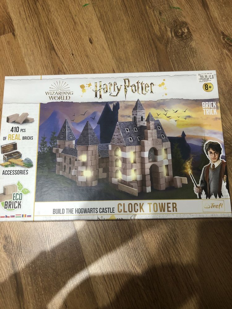 Brick trick Harry Potter wieża zegarowa hogwartu