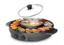 Enfrifam Kontaktowy grill elektryczny garnek 2000W 2w1 regulacja temp.
