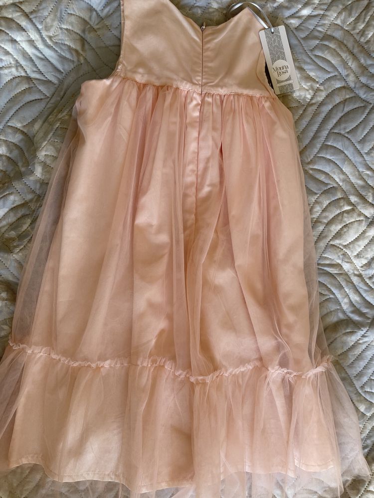 Нарядное платье Monna Rosa Италия хлопок 128-134