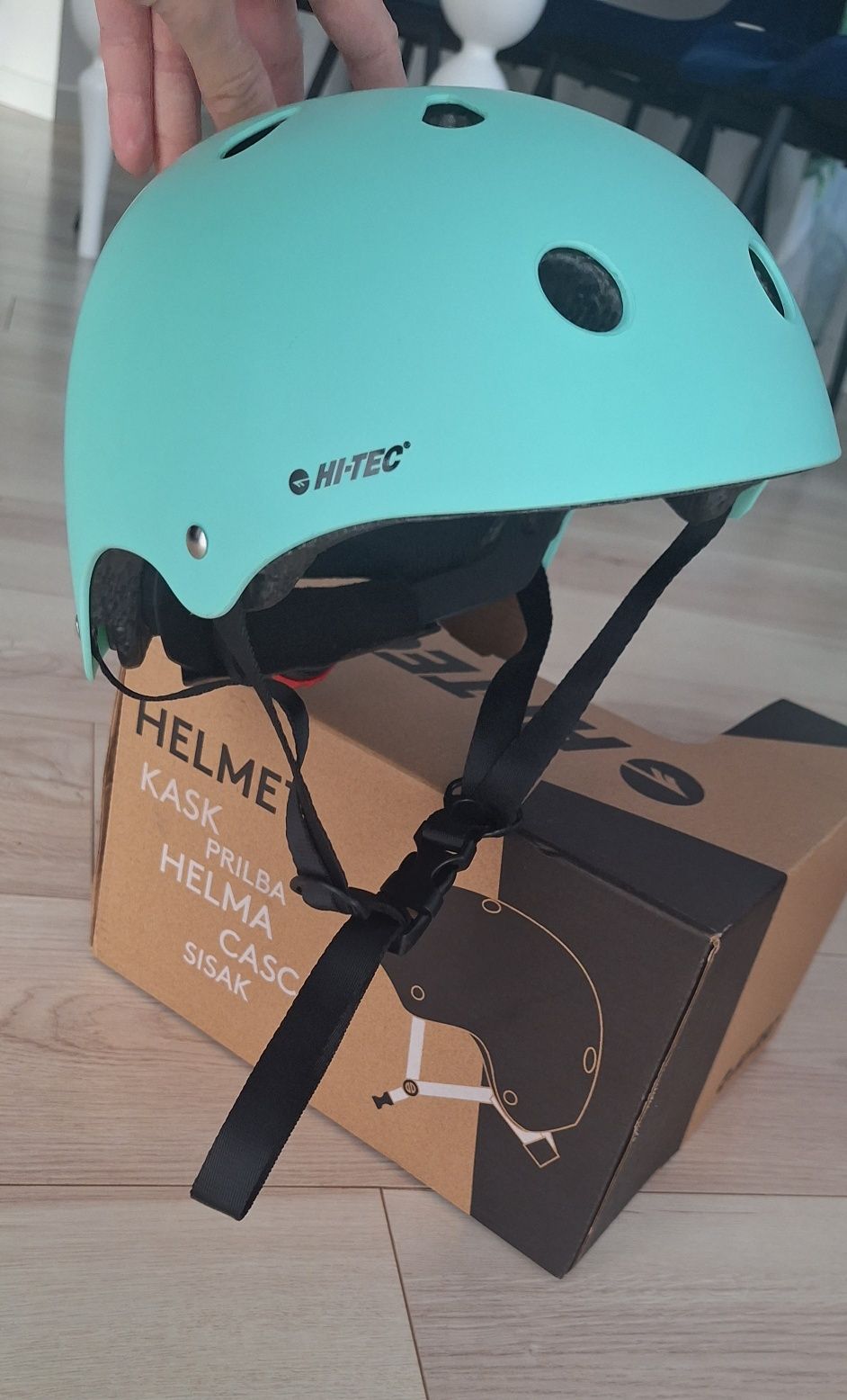 Kask miętowy Hi-Tec, S