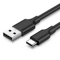Ugreen Kabel USB Typ C 2A 0,5m - Czarny, Szybkie Ładowanie