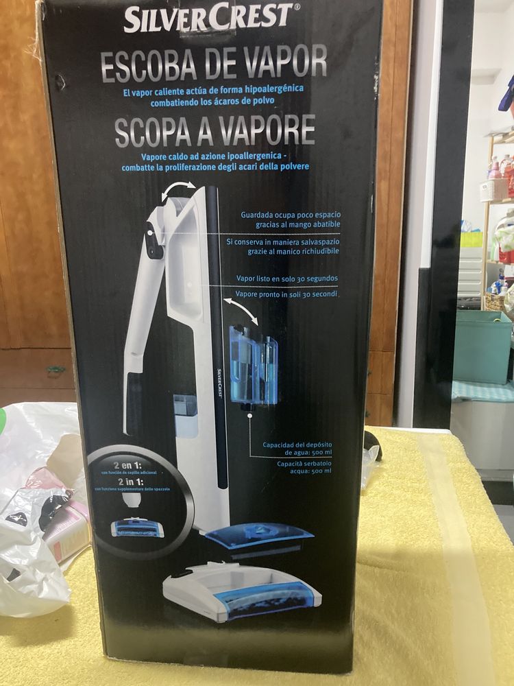 Escova lavar chão vapor