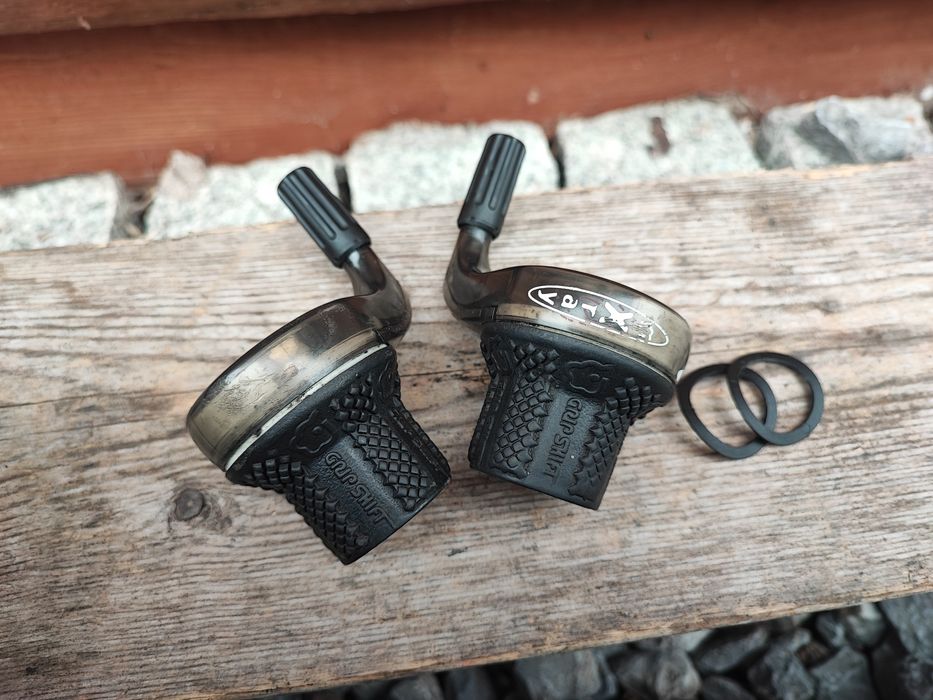 Manetki rowerowe Gripshift X-Ray SRT800 3X8 RETRO MTB